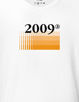 2009 bitcoin t-shirt