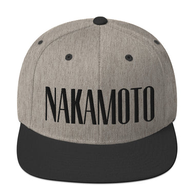 nakamoto snapback hat