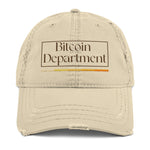 Bitcoin Department Distressed Dad Hat