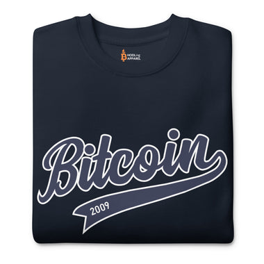 bitcoin baseball premium sweatshirt