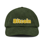 Bitcoin Corduroy Hat