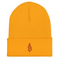 Yellow color  Bitcoin Is Liberty Beanie Hat 