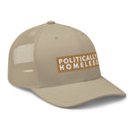 Heathered Grey Politically Homeless Trucker Hat