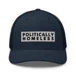 Dark Slate Grey Politically Homeless Trucker Hat